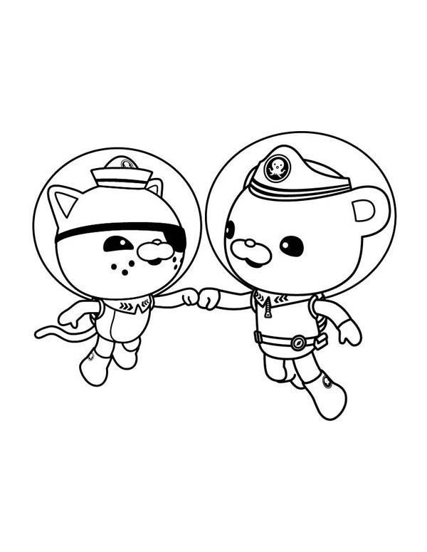 Kwazii And Captain Barnacles Of The Octonauts Coloring Page Seth 600x775 Kwazii And Captain Barnacles Of The Octonauts Coloring Page Seth