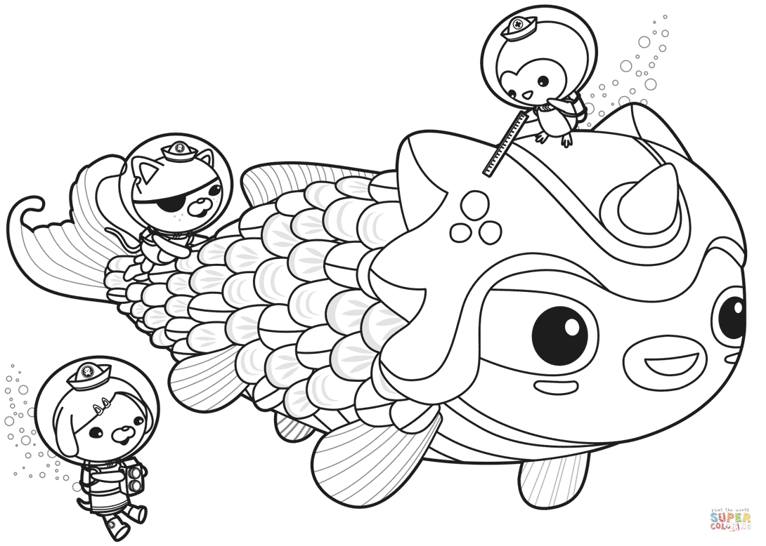 1090x778 Octonauts Coloring Pages To Print Coloring For Kids 2018