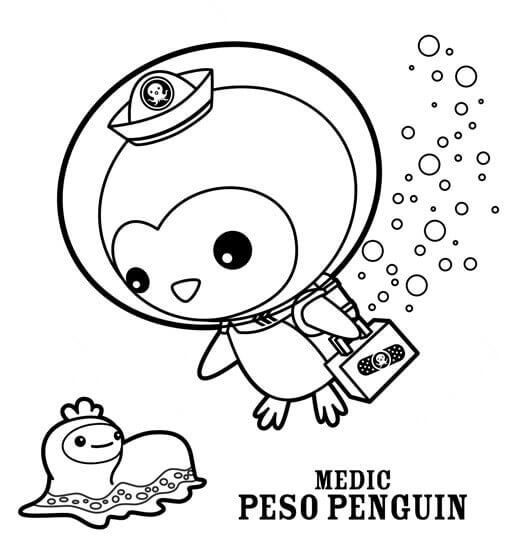 Free Printable Octonauts Coloring Pages 511x554 Free Printable Octonauts Coloring Pages