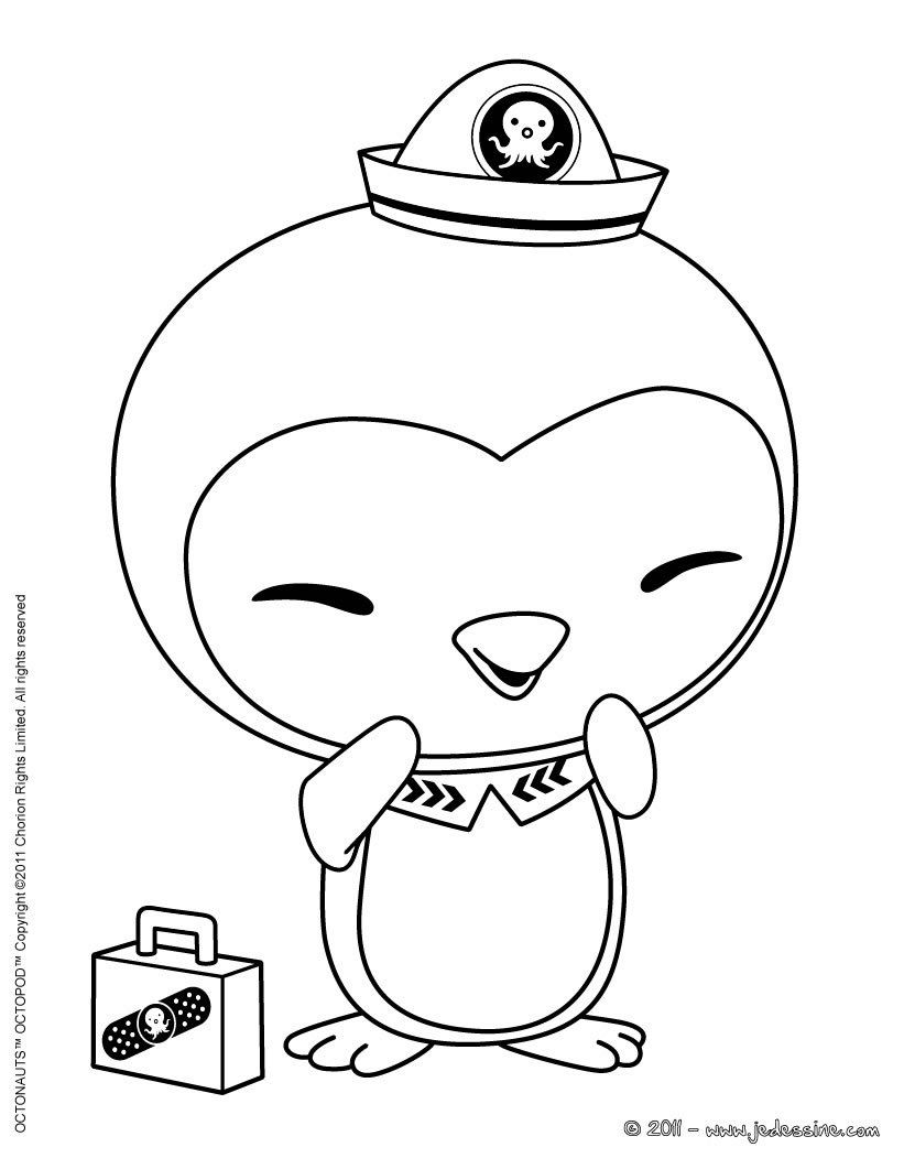 Octonauts Coloring Pages For Free Coloriage Medic Peso Penguin 821x1061 Octonauts Coloring Pages For Free Coloriage Medic Peso Penguin