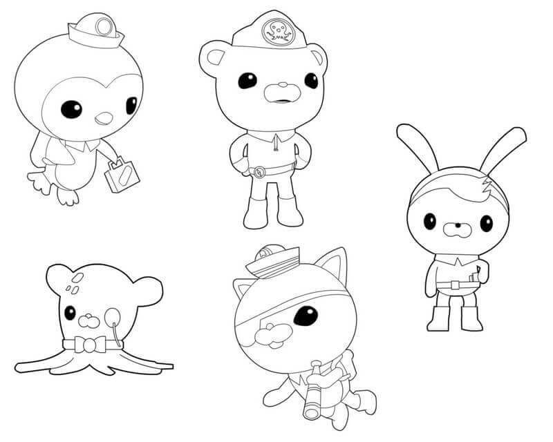 Free Printable Octonauts Coloring Pages 800x640 Free Printable Octonauts Coloring Pages