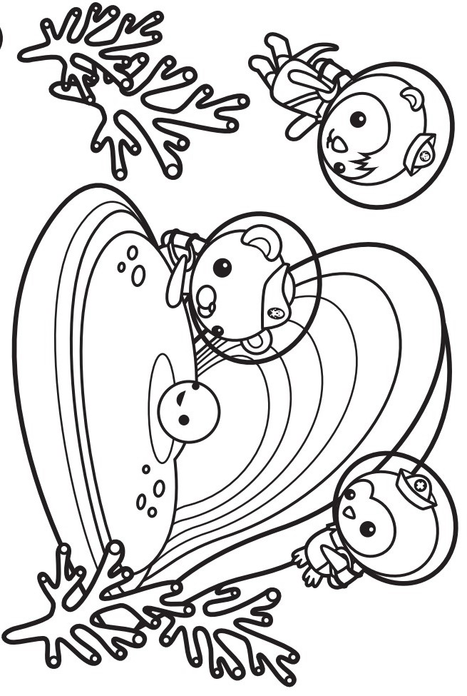 The Octonauts Coloring Pages 655x975 The Octonauts Coloring Pages