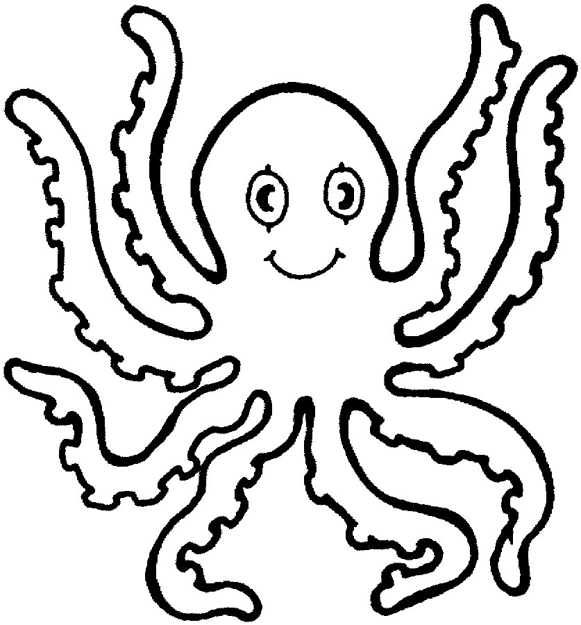 Octopus Coloring Page Luxury Free Printable Octopus Coloring Pages 837x900 Octopus Coloring Page Luxury Free Printable Octopus Coloring Pages