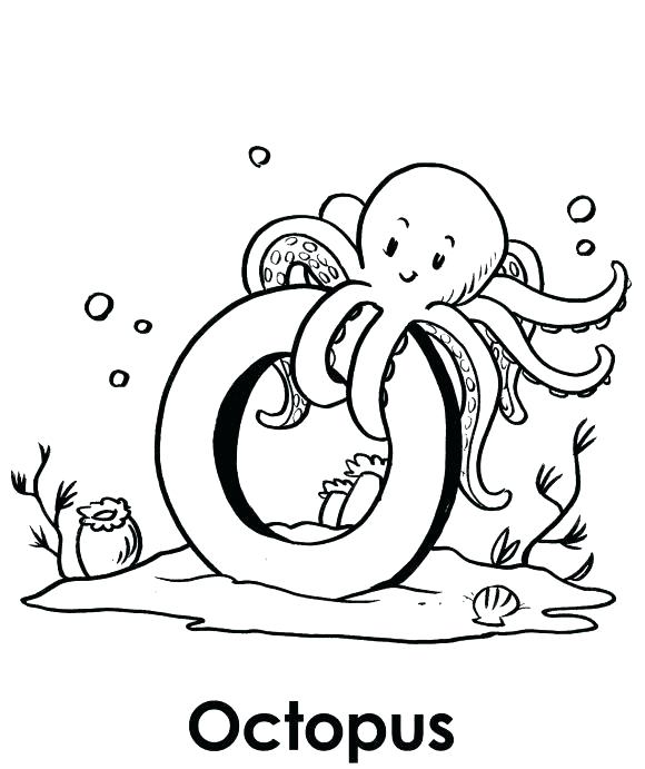 Octopus Coloring Page Octopus Coloring Pages O For Octopus 580x691 Octopus Coloring Page Octopus Coloring Pages O For Octopus