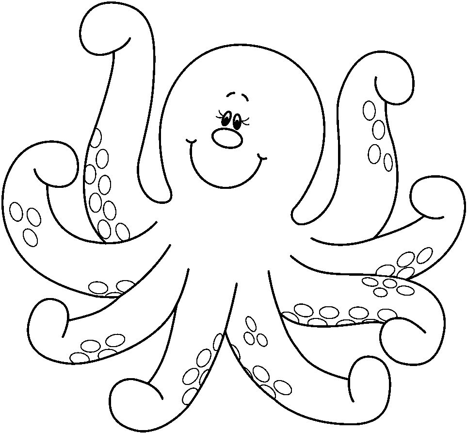 Octopus Coloring Pages 963x892 Octopus Coloring Pages