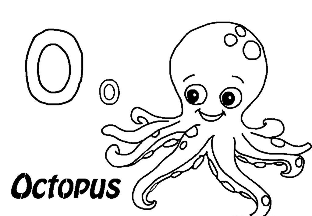 Cute Octopus Coloring Pages 1024x710 Cute Octopus Coloring Pages