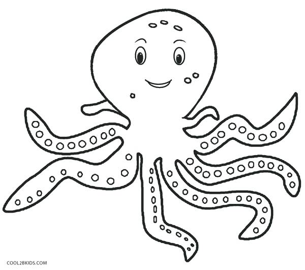 Free Printable Animal Coloring Pages Octopus Coloring Pages 600x531 Free Printable Animal Coloring Pages Octopus Coloring Pages