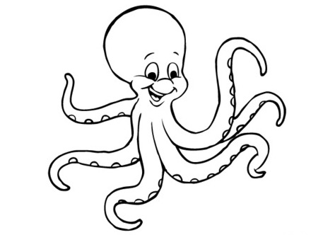 474x332 Free Printable Octopus Coloring Pages For Kids With Regard To Page