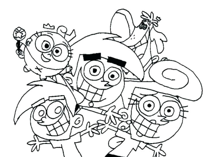 728x546 Odd Parents Coloring Pages Kids Coloring Parents Coloring Pages