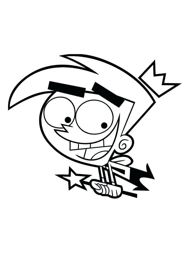 600x849 Timmy Turner Coloring Pages Fairly Odd Parents Coloring Pages