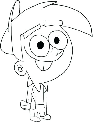 380x500 Timmy Turner Coloring Pages Free Printable Coloring Coloring Page