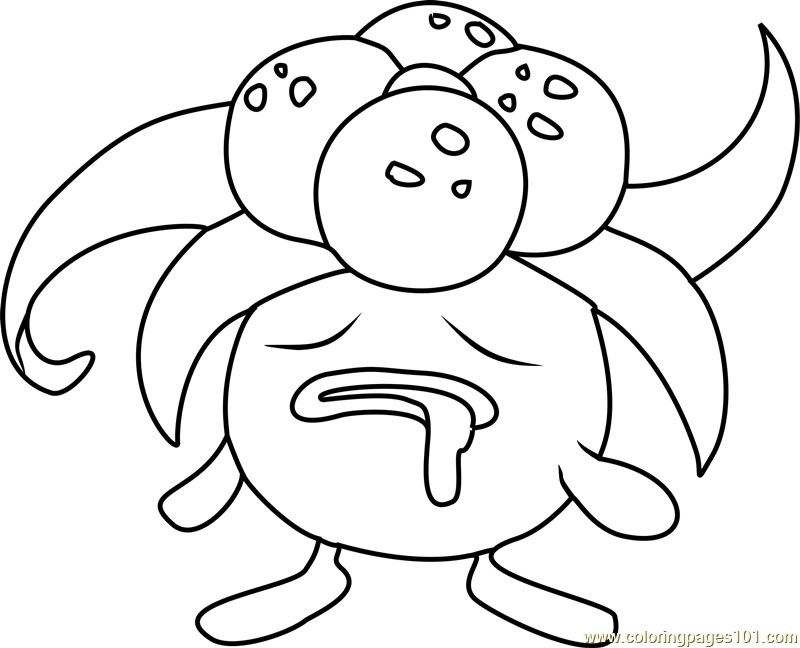 Oddish Coloring Pages at GetColorings.com | Free printable colorings ...