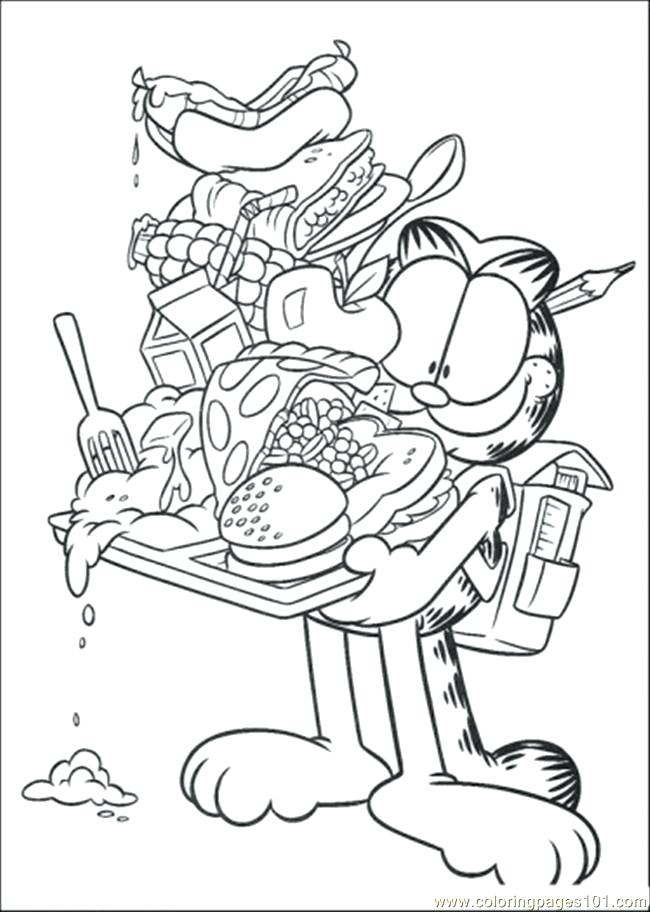 650x912 Coloring Pages And Coloring Pages Garfield Cartoon Characters