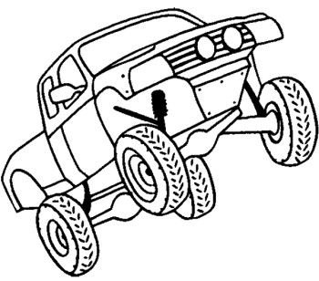 Off Road Coloring Page 350x308 Off Road Coloring Page