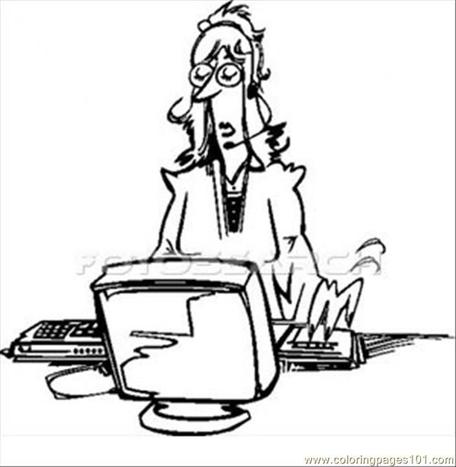 650x665 Telecom Coloring Pages