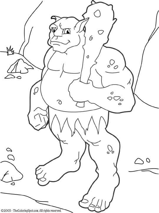 540x720 Ogre 2 Audio Stories For Kids Amp Free Coloring Pages From Light