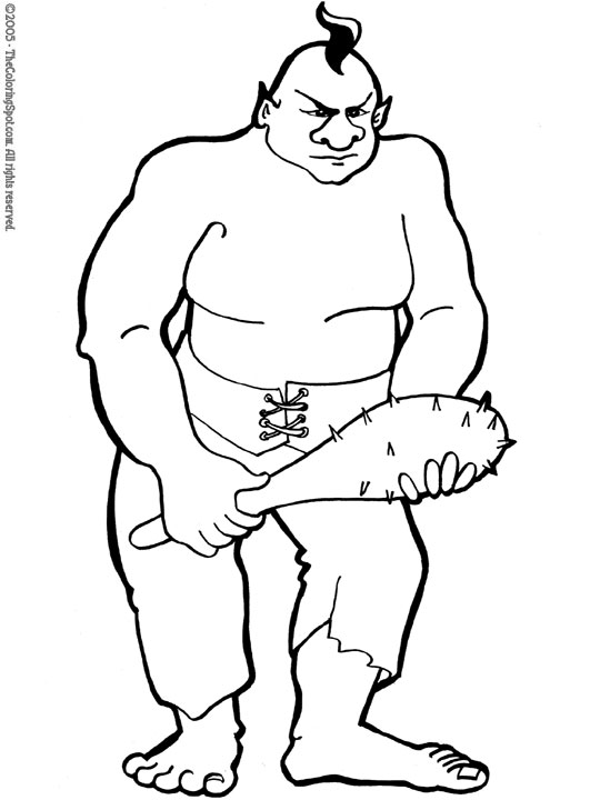 540x720 Ogre 3 Audio Stories For Kids Amp Free Coloring Pages From Light