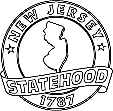 480x470 State Coloring Pages Click To See Printable Version Of New Jersey