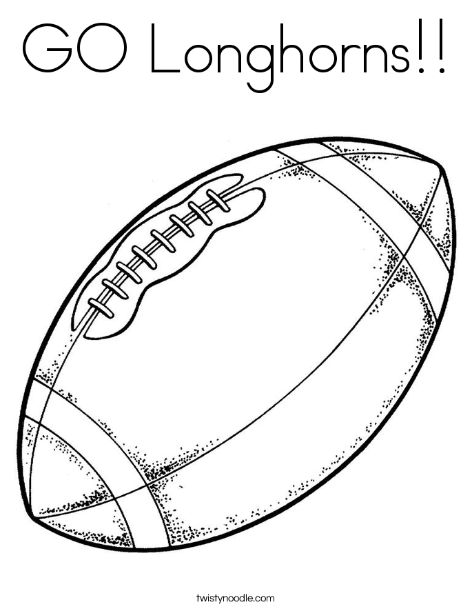 685x886 Go Longhorns Coloring Page