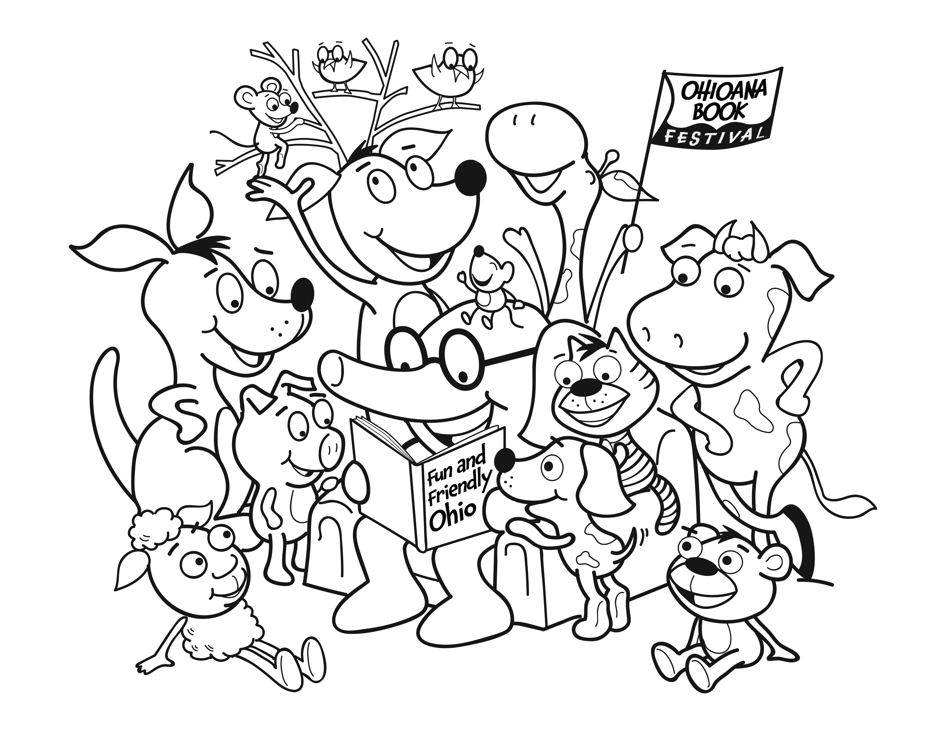 3300x2550 Ohio Central And South 2017 Ohioana Book Festival Coloring Pages