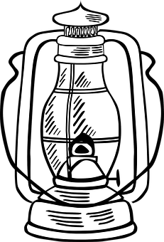 Oil Lamp Coloring Pages 231x340 Oil Lamp Coloring Pages
