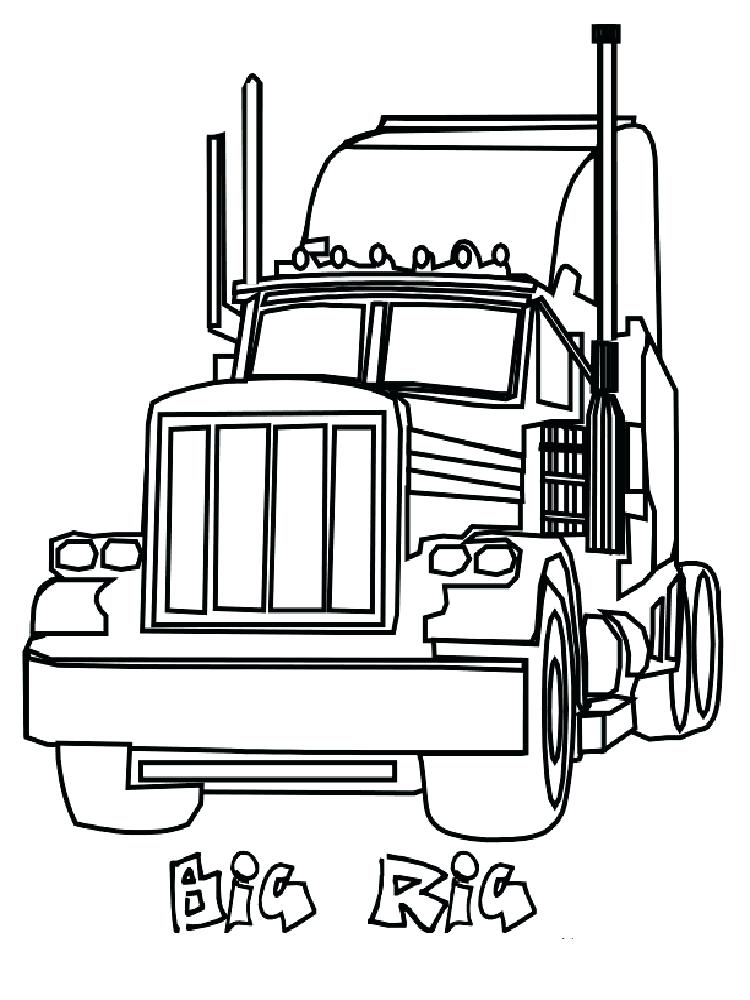 Semi Truck Coloring Pages Oil Containing Semi Truck Coloring Page 750x1000 Semi Truck Coloring Pages Oil Containing Semi Truck Coloring Page