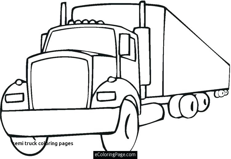 Semi Truck Coloring Pages With Semi Truck Coloring Pages For Semi 750x516 Semi Truck Coloring Pages With Semi Truck Coloring Pages For Semi
