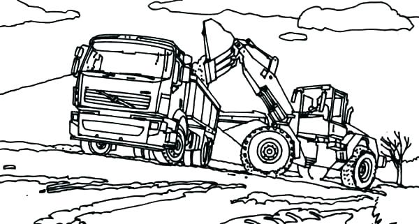Semi Coloring Pages 600x321 Semi Coloring Pages