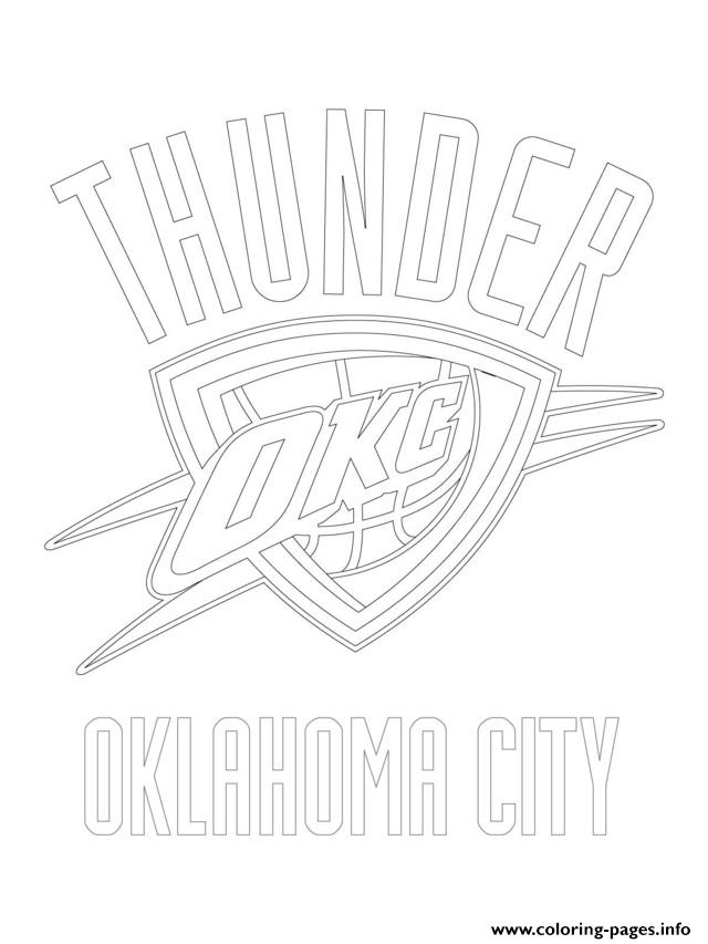 Oklahoma City Thunder Logo Nba Sport Coloring Pages Printable 640x853 Oklahoma City Thunder Logo Nba Sport Coloring Pages Printable