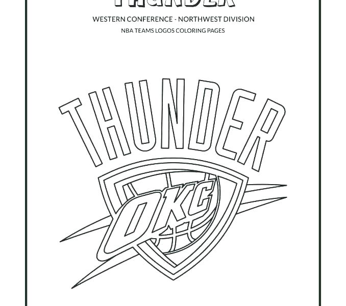 Oklahoma City Thunder Coloring Sheets Logos Pages Warriors Golden 678x600 Oklahoma City Thunder Coloring Sheets Logos Pages Warriors Golden