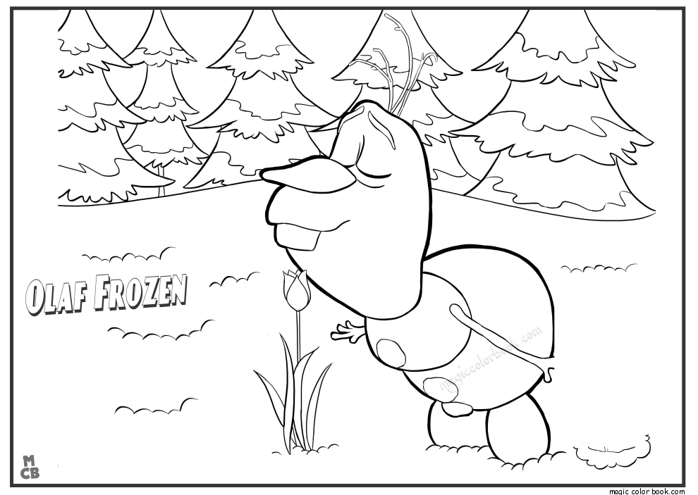 Olaf Frozen Coloring Pages 06 990x703 Olaf Frozen Coloring Pages 06