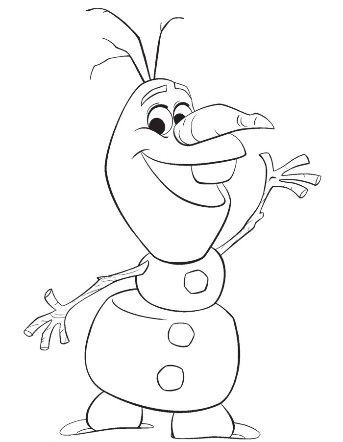 Olaf And Sven Coloring Pages at GetColorings.com | Free printable ...