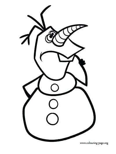 Printable Olaf Coloring Pages 400x529 Printable Olaf Coloring Pages