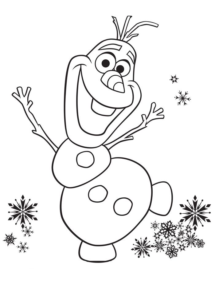 Frozen Coloring Pages Olaf Disney 700x914 Frozen Coloring Pages Olaf Disney