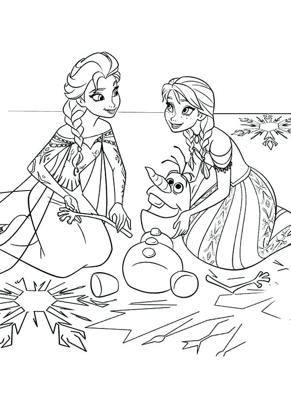 Olaf Coloring Pages Printable Professional 600x819 Olaf Coloring Pages Printable Professional