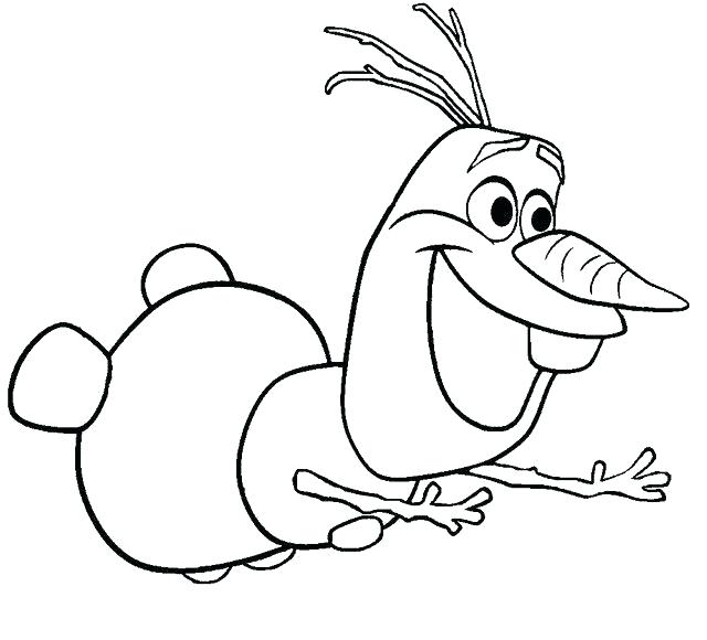 Olaf Coloring Sheet 640x580 Olaf Coloring Sheet