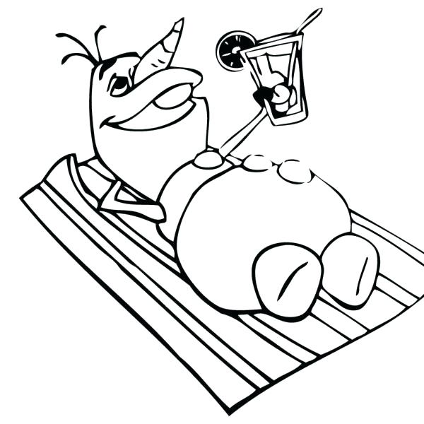 600x600 Olaf Printable Coloring Pages Deepart
