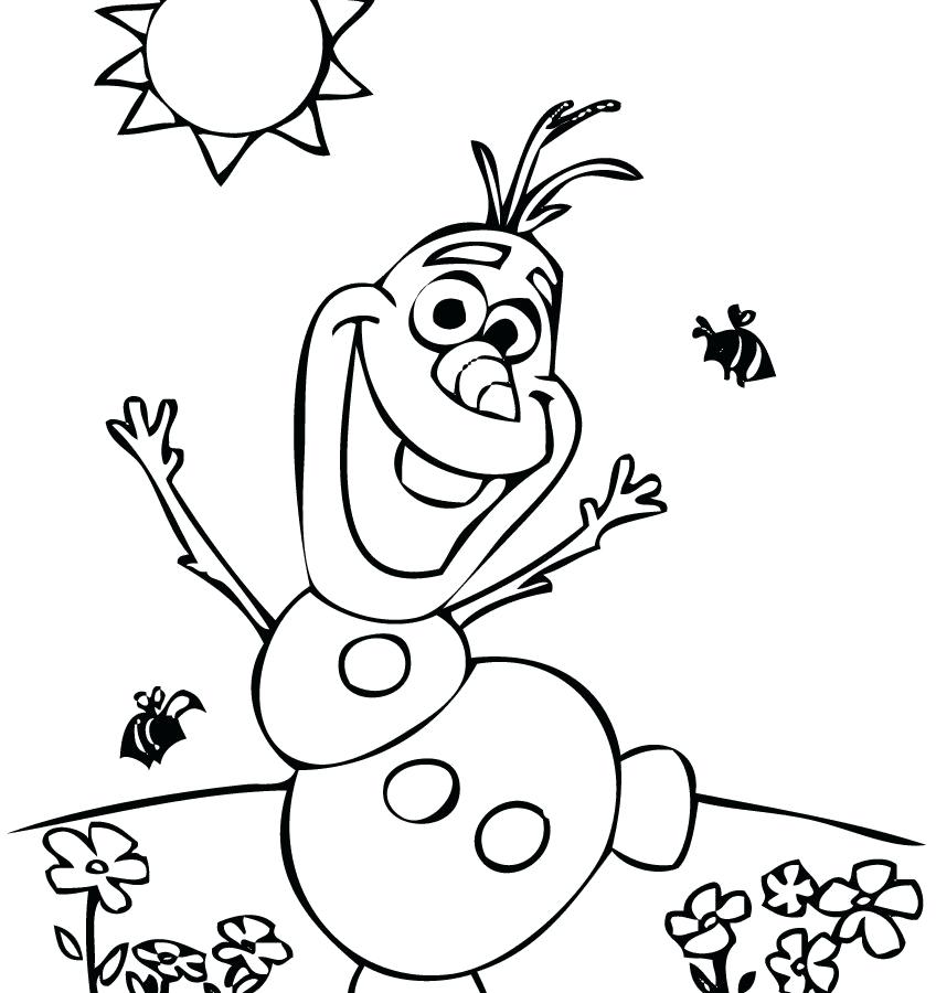 848x900 Olaf Coloring Pages Best Photos Of In Summer Coloring Pages Free