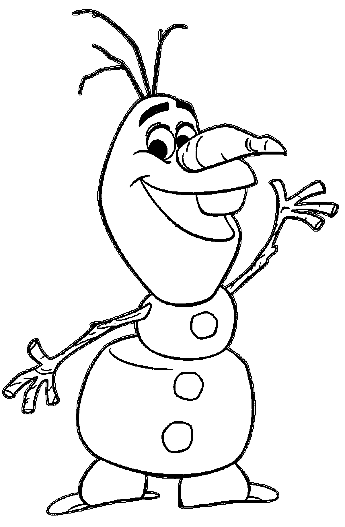 1203x1839 Olaf Coloring Page Inspirational Free Olaf Sven Coloring Pages