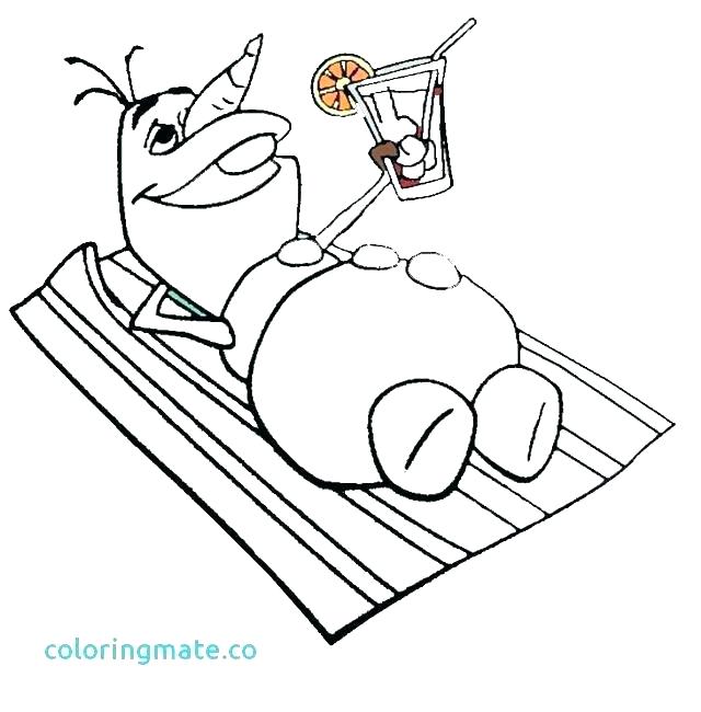 640x650 Coloring Pages Frozen Olaf Everychat.co