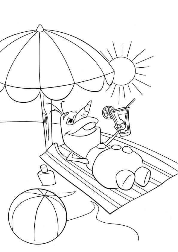 595x842 Free Printable 36 Summer Coloring Pages (Summertime Coloring Pages)