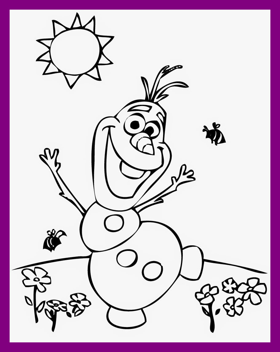910x1142 Astonishing Best Photos Of Olaf In Summer Coloring Pages Printable