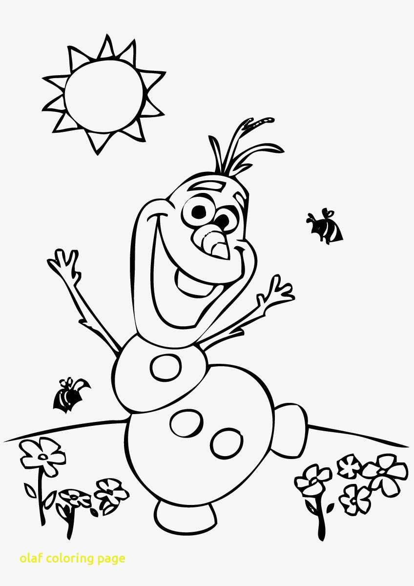 848x1200 Coloring Pages Of Olaf The Snowman Disney Frozen Download S Summer