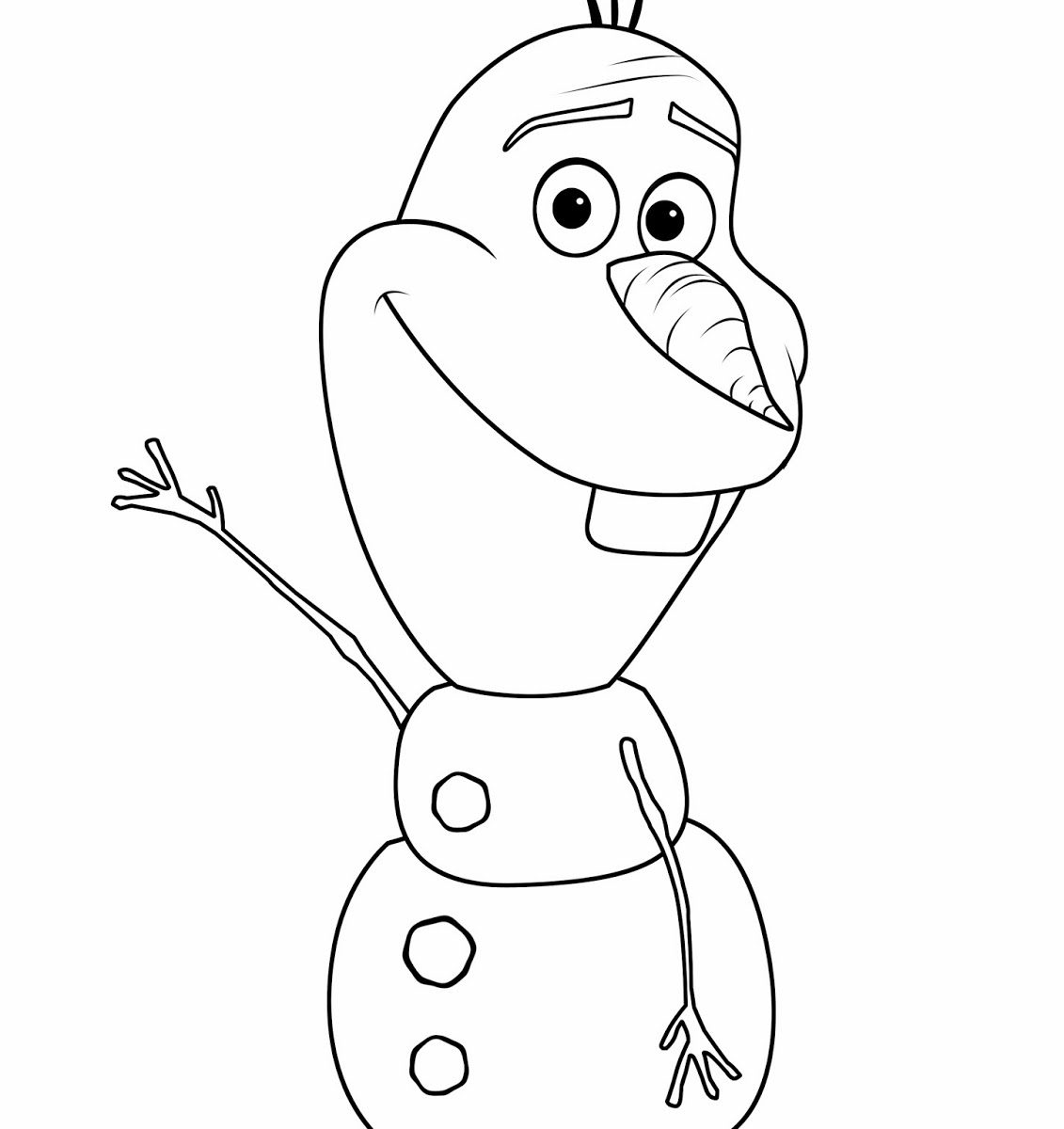 Olaf Printable Coloring Pages at GetColorings.com | Free printable ...