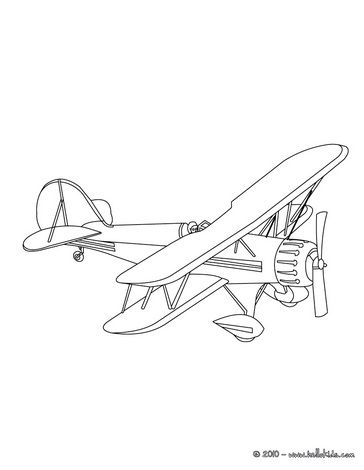 364x470 Vintage Airplane Coloring Pg Vbssunday School Ideas
