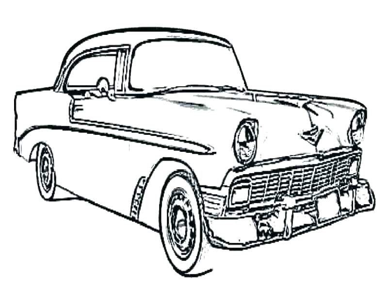Old Car Coloring Pages