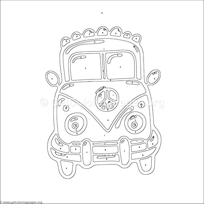 700x700 Download For Free Color By Number Old Car Coloring Pages