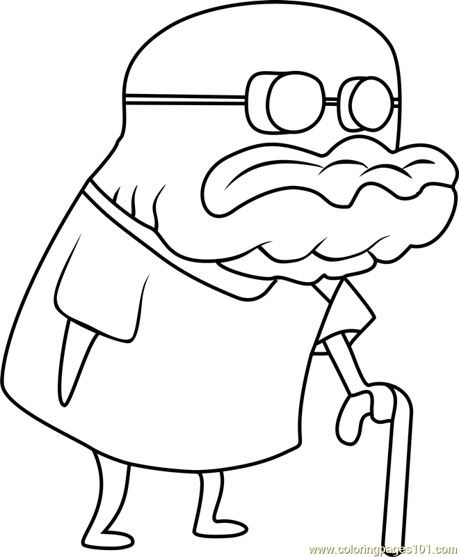 Old Man Jenkins Coloring Page 660x800 Old Man Jenkins Coloring Page
