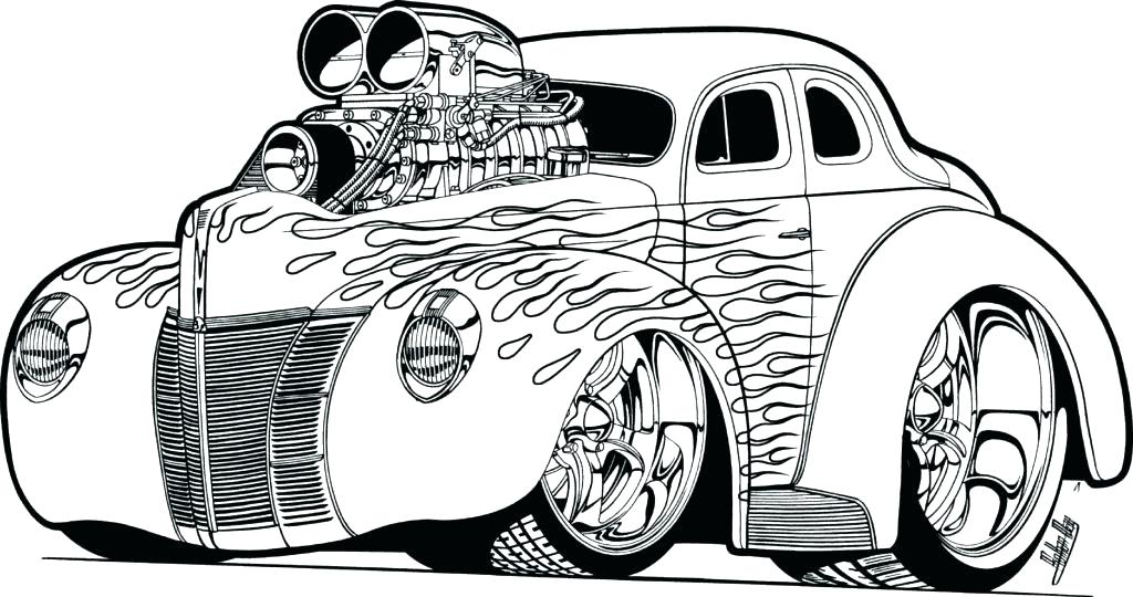 1024x540 Free Printable Classic Car Coloring Pages Car Coloring Pages Car