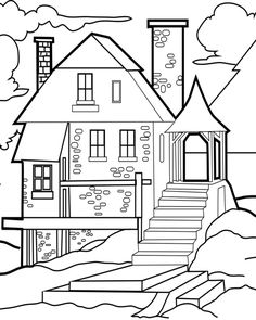 Advanced Fairytale Houses Coloring Pages Advanced Coloring Pages 236x295 Advanced Fairytale Houses Coloring Pages Advanced Coloring Pages